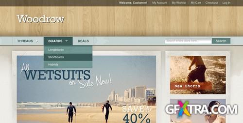 ThemeForest - Woodrow v1.1 - Customizable Magento Theme