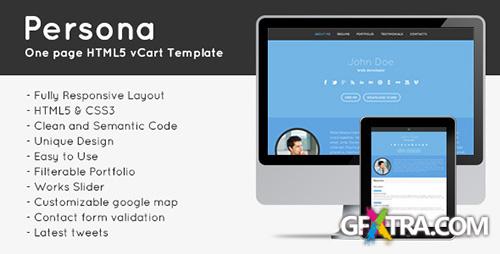 ThemeForest - Persona Responsive HTML5 Vcard Template - RIP