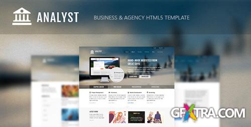 ThemeForest - Analyst - Business & Agency HTML5 Template - RIP