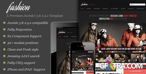 ThemeForest - Fashion v1.1 - Responsive Joomla Template