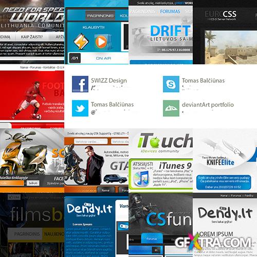 13 Website Templates PSD