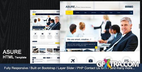 ThemeForest - ASURE - Multi Purpose HTML Template - RIP