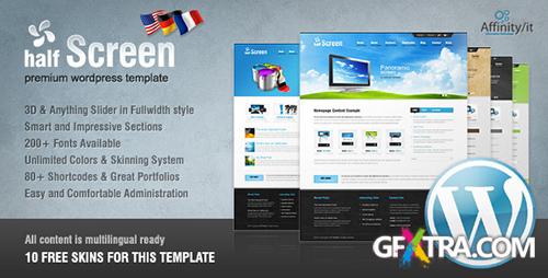 ThemeForest - Halfscreen v1.2 - Premium Corporate & Portfolio WP Theme - FULL