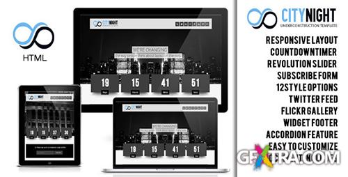 ThemeForest - Citynight - Responsive Underconstruction Template - RIP