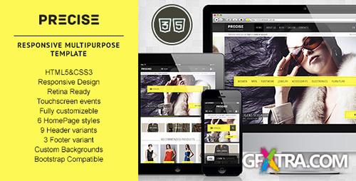 ThemeForest - Precise - Multipurpose Responsive Template - RIP