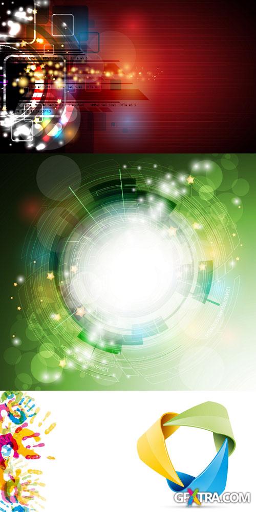 Backgrounds Vector Set #137