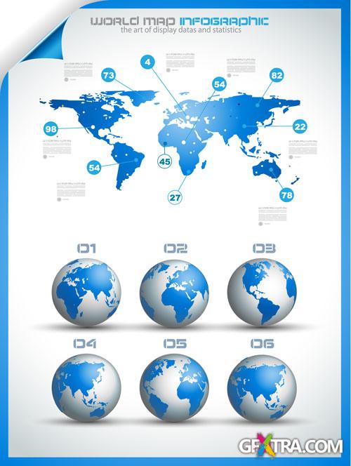 Infographic and design elements #4 - 25x EPS