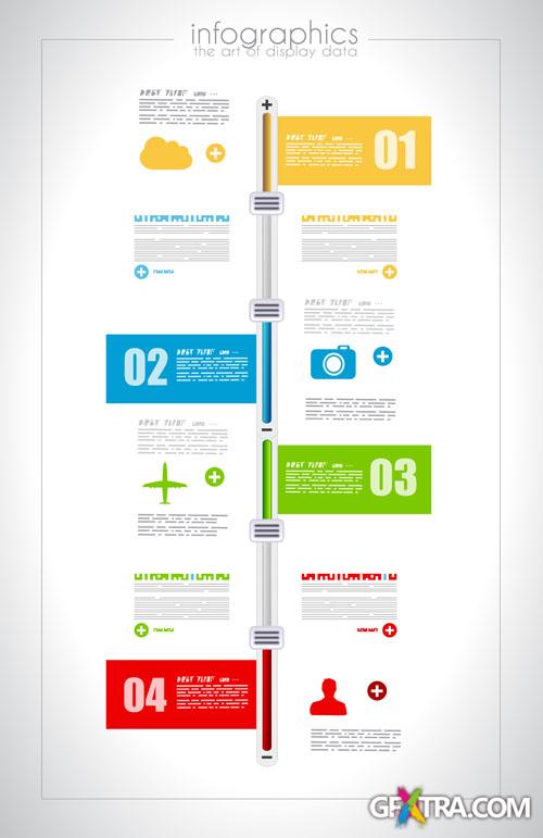 Infographic and design elements #4 - 25x EPS