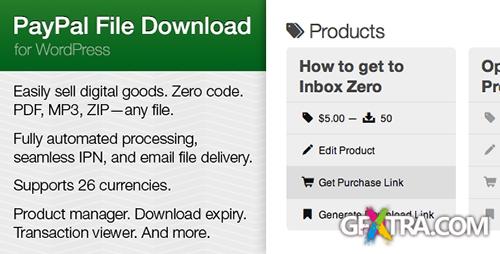 CodeCanyon - PayPal File Download v2.0.1 WordPress Plugin