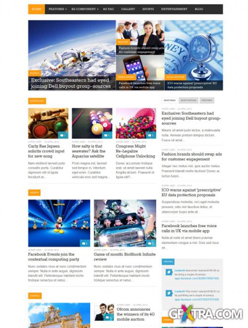 LeoTheme - Leo Tech Template For Joomla 3.0