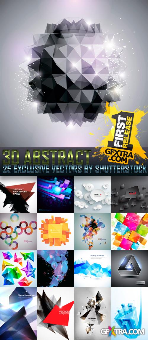 Amazing SS - 3D Abstract, 25xEPS