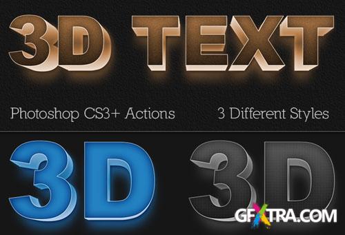 Designtnt -  PS 3D Generator Action