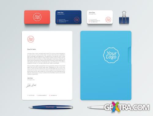 PSD Web Design - Branding / Identity Mock-Up