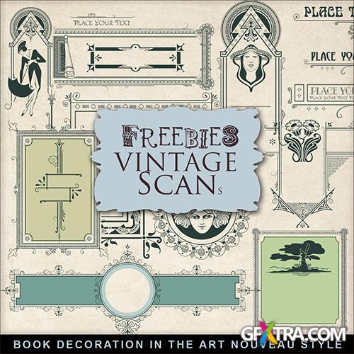 Scrap-kit - Book Decoration In The Art Nouveau Style