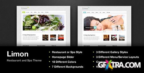 ThemeForest - Limon - A Restaurant and Spa Theme - FULL