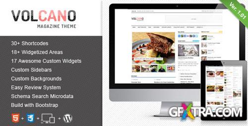 ThemeForest - Volcano v1.01 - Responsive WordPress Magazine / Blog