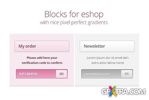 PSD Web Design - Shop Blocks