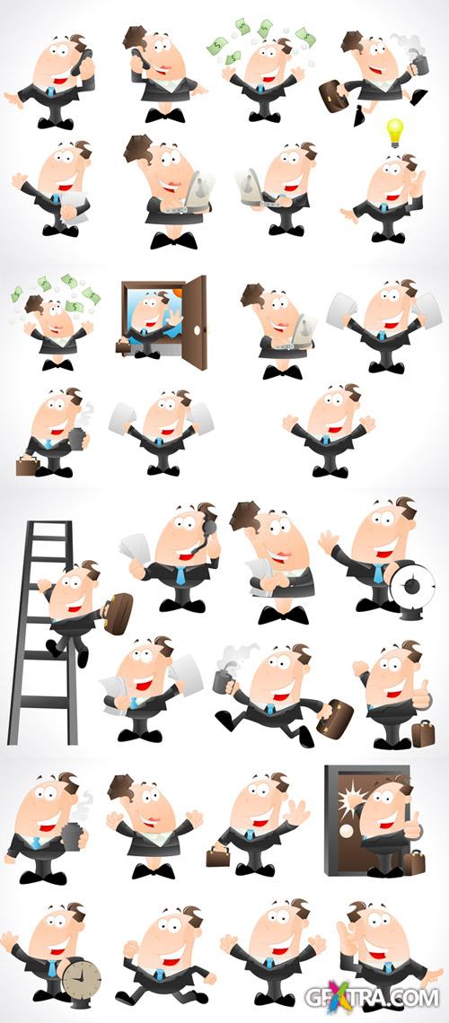 Businessmen Characters Vectors