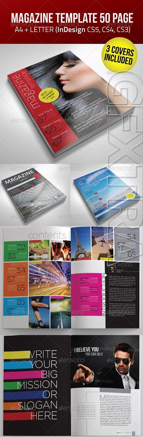 GraphicRiver - InDesign Magazine Template (50 page)