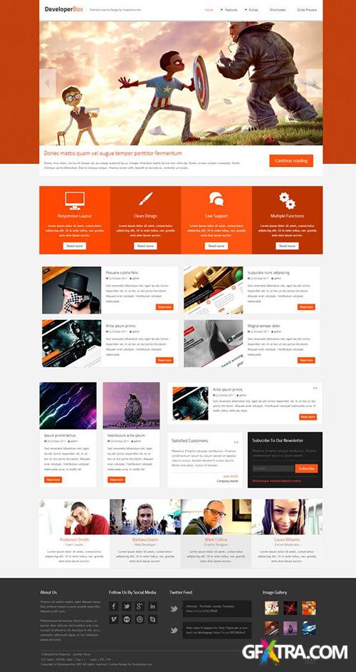 YouJoomla - YJ Developerbox - Template For Joomla 2.5 & 3.1