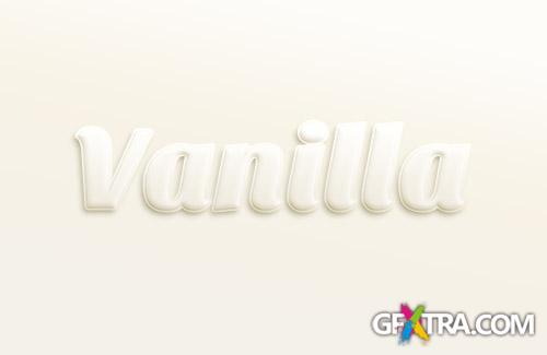 Vanilla PSD Text Effect