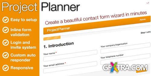 CodeCanyon - ProjectPlanner Contact Form Wizard v1.1