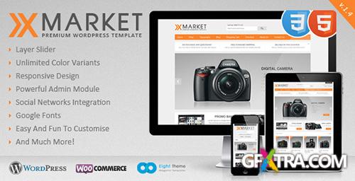 ThemeForest - XMarket v1.4 - Responsive WordPress E-Commerce Theme - FULL