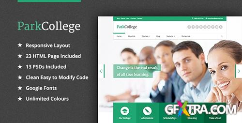 ThemeForest - ParkCollege - Education Responsive HTML Template - RIP