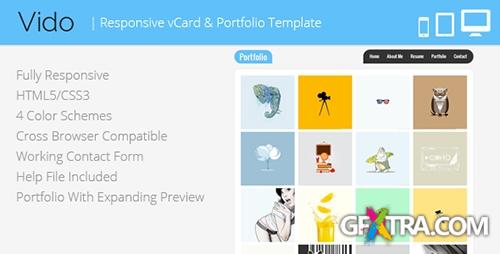 ThemeForest - Vido - Responsive vCard Template - RIP