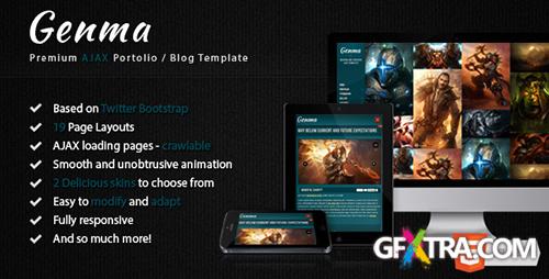 ThemeForest - Genma - Powerful animated AJAX template - RIP