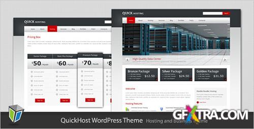 ThemeForest - Quick Host v1.0 - Business and Hosting WordPress Theme - FULL