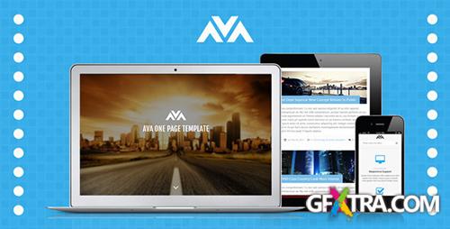 ThemeForest - Ava Responsive One Page Template - RIP