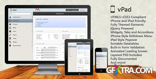 ThemeForest - vPad - HTML5+CSS3 App Framework - FULL