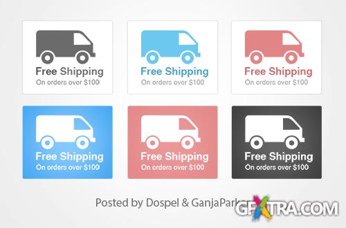 PSD Web Design - Beautiful Shipping Banner