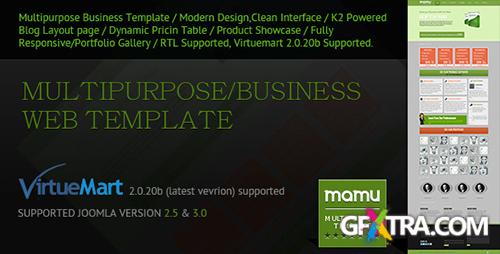 ThemeForest - Mamu - Responsive Multipurpose Joomla Template