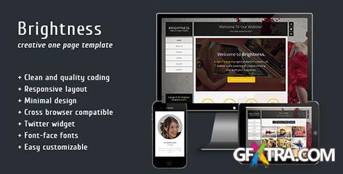 ThemeForest - Brightness - One Page Template - RIP