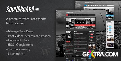 ThemeForest - Soundboard v3.0 - a Premium Music WordPress Theme