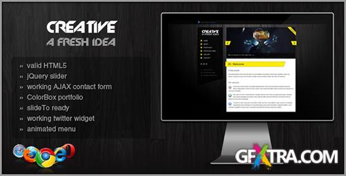 ThemeForest - CREATIVE v1.0.3.110514 | HTML/CSS PORTFOLIO TEAMPLATE