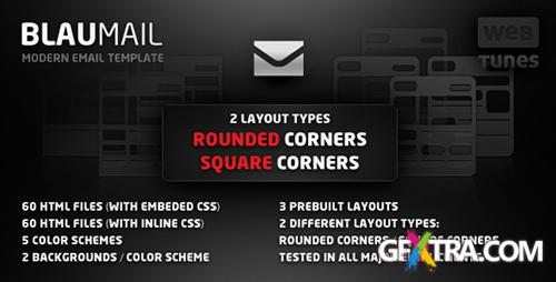 ThemeForest - BlauMail - Email Template, 5 colors, 3 layouts - FULL