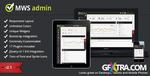 ThemeForest - MWS Admin v2.1 - Full Featured Admin Template - FULL