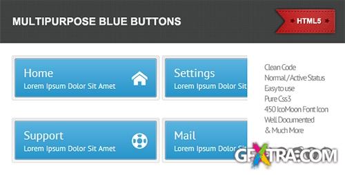 CodeCanyon - Multipurpose Blue Buttons