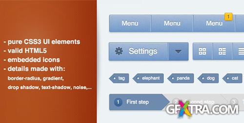 CodeCanyon - CSS3 Ui Kit - Web Elements