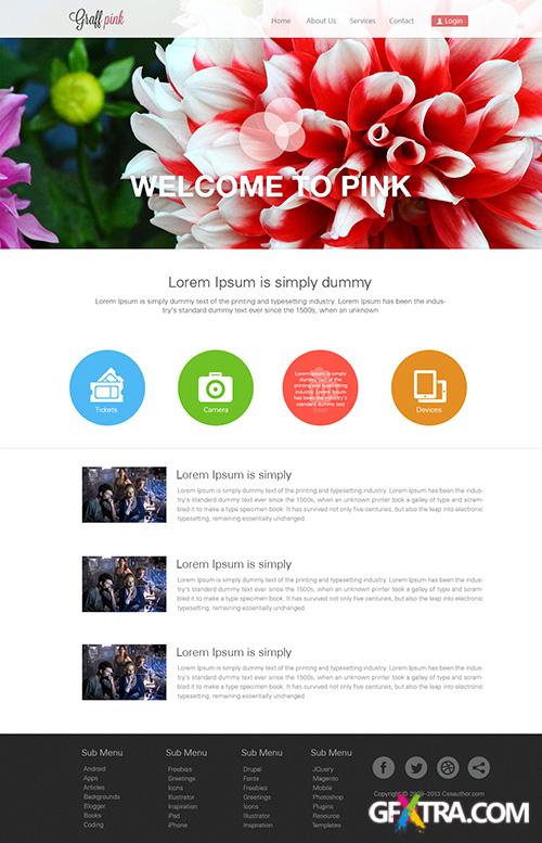 PSD Web Template - Multipurpose Website