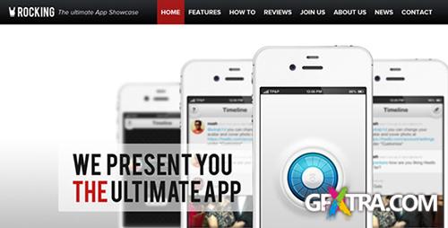 ThemeForest - Rocking Parallax iPhone App Showcase HTML5 - RIP