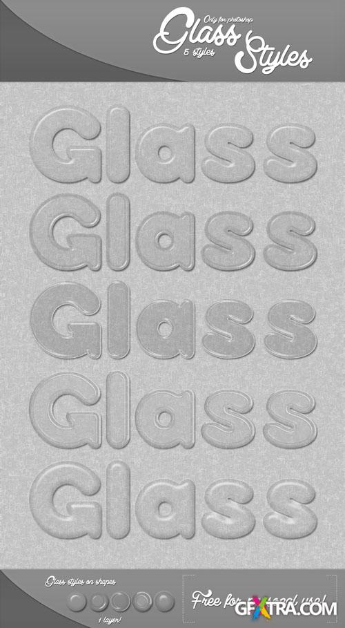 Glass Photoshop Styles