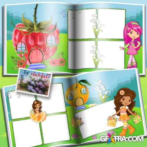 Photobook for girls - Strawberry Shortcake and other