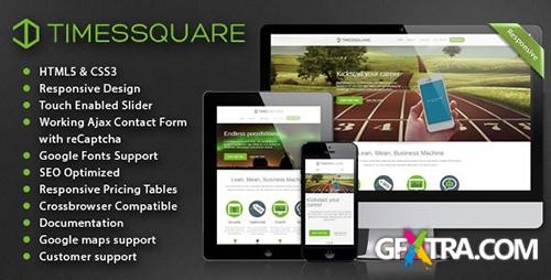 ThemeForest - Timessquare - Responsive HTML5 Retina Landing Page - RIP