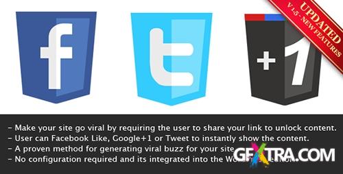 CodeCanyon - Viral Lock PHP - Like, Google+1 or Tweet to Unlock v1.4.1