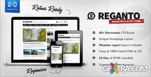 ThemeForest - Reganto - Massive Magazine Template - RIP