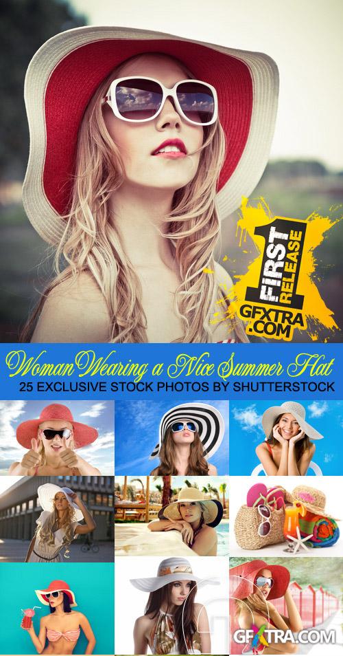 Amazing SS - Woman Wearing a Nice Summer Hat, 25xGPGs